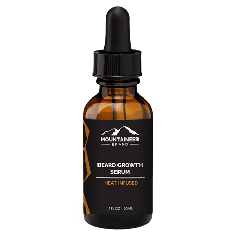 Bottle of Mountaineer Brand Products Beard Growth Box + Free Starter Kit, 1 fl oz.