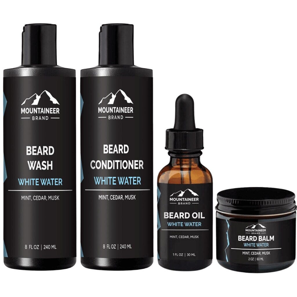 Mountaineer Brand Products&#39; The Everyday Necessities Beard Kit for beard care.