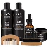 This comprehensive Mountaineer Brand Products Starter Beard Kit offers a grooming experience like no other, providing a beard oil, beard conditioner, and comb for all your facial hair needs.