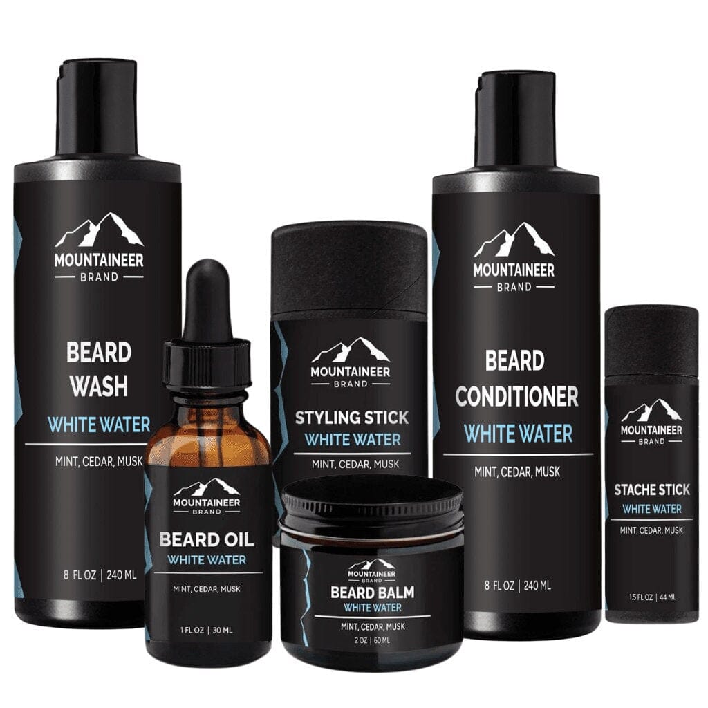 Experience a comprehensive grooming experience with our Mountaineer Brand Products&#39; The Big Beard Kit.